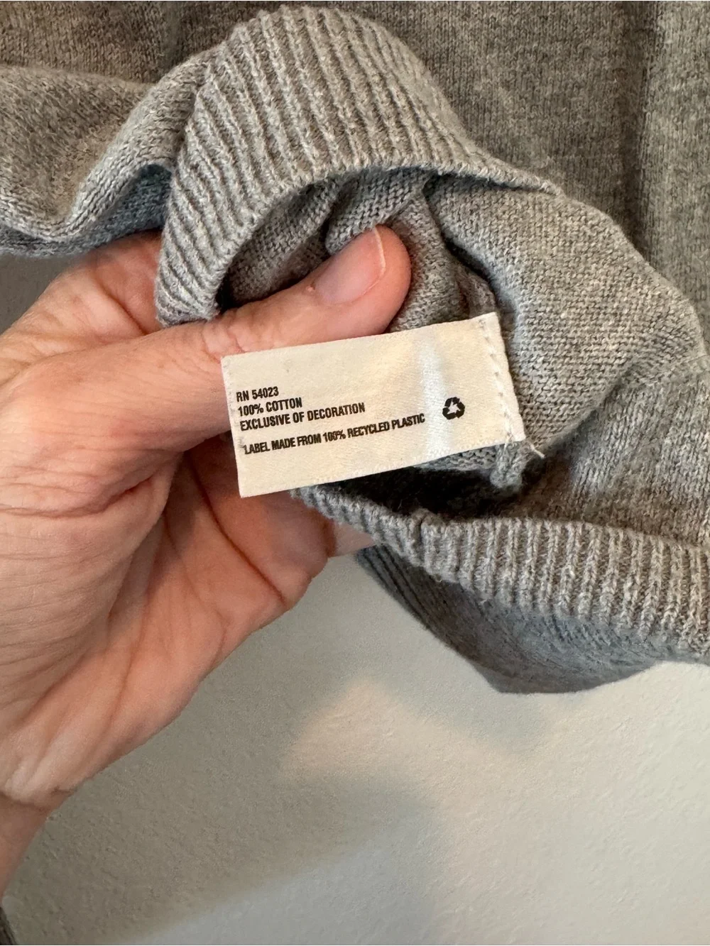 GAP Kids Light Gray Sweater with Beaded Collar